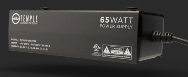 Preview: Temple Audio Design 65 Watt Power Supply